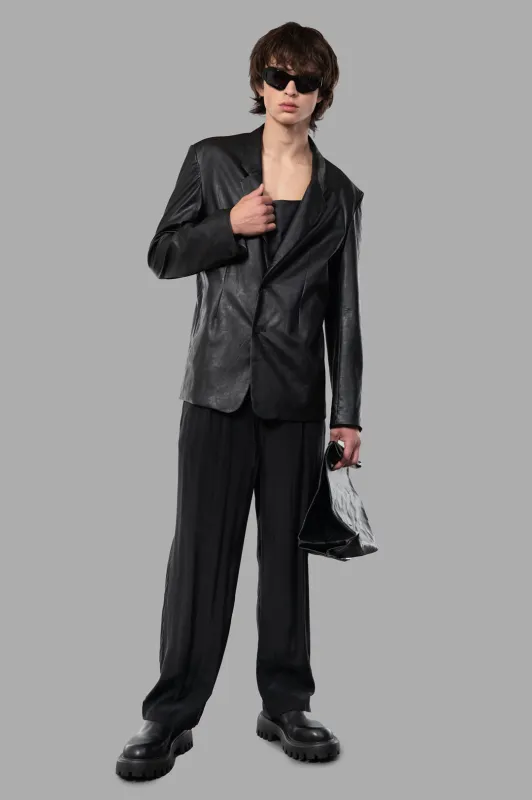 Synthetic Leather Jacket sold by Plus Zero Concept Store