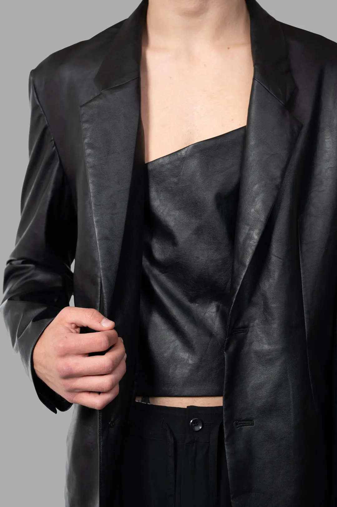 Synthetic Leather Jacket sold by Plus Zero Concept Store product image thumbnail 4