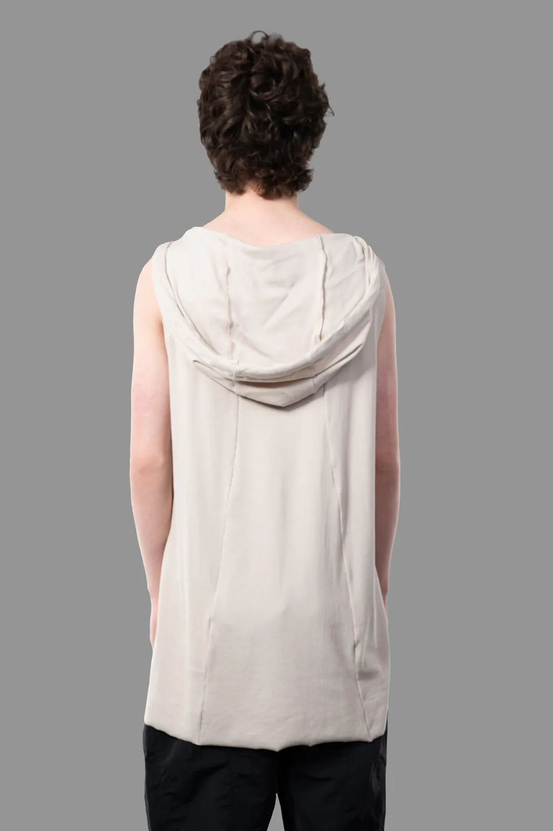 Light Rib Hooded Cutoff sold by Plus Zero Concept Store product image thumbnail 3