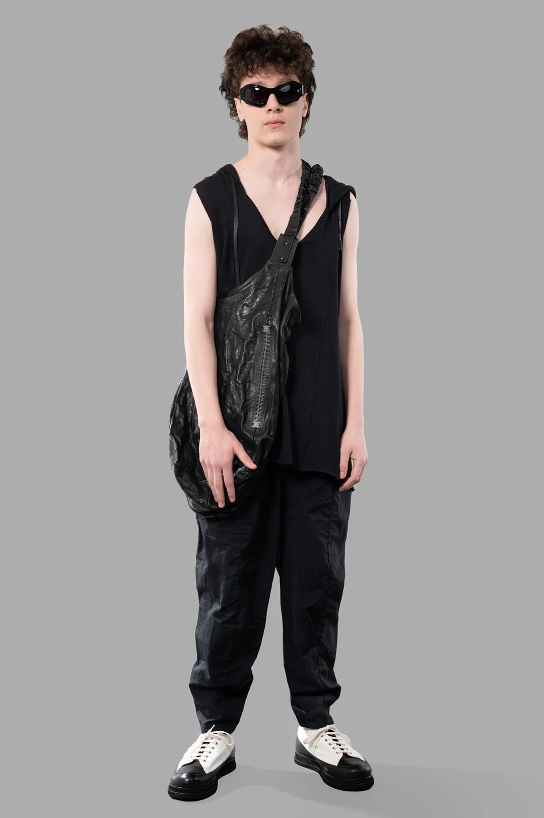 Light Rib Hooded Cutoff sold by Plus Zero Concept Store