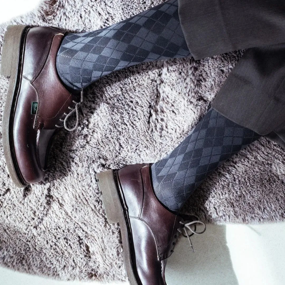 Supima Cotton Diamond Crew Socks sold by Plus Zero Concept Store product image thumbnail 4