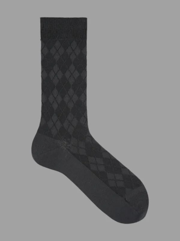 Supima Cotton Diamond Crew Socks sold by Plus Zero Concept Store