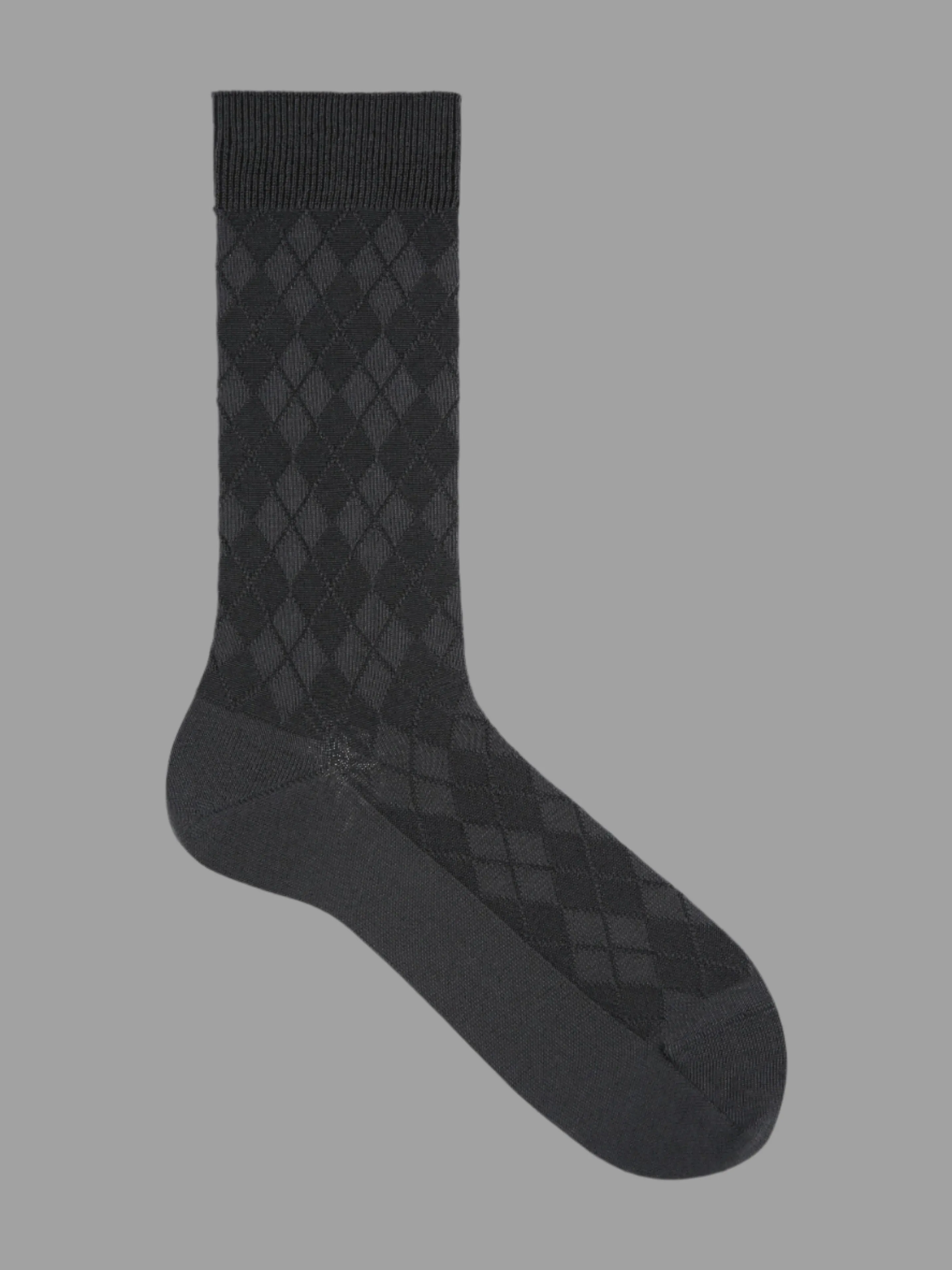 Supima Cotton Diamond Crew Socks sold by Plus Zero Concept Store