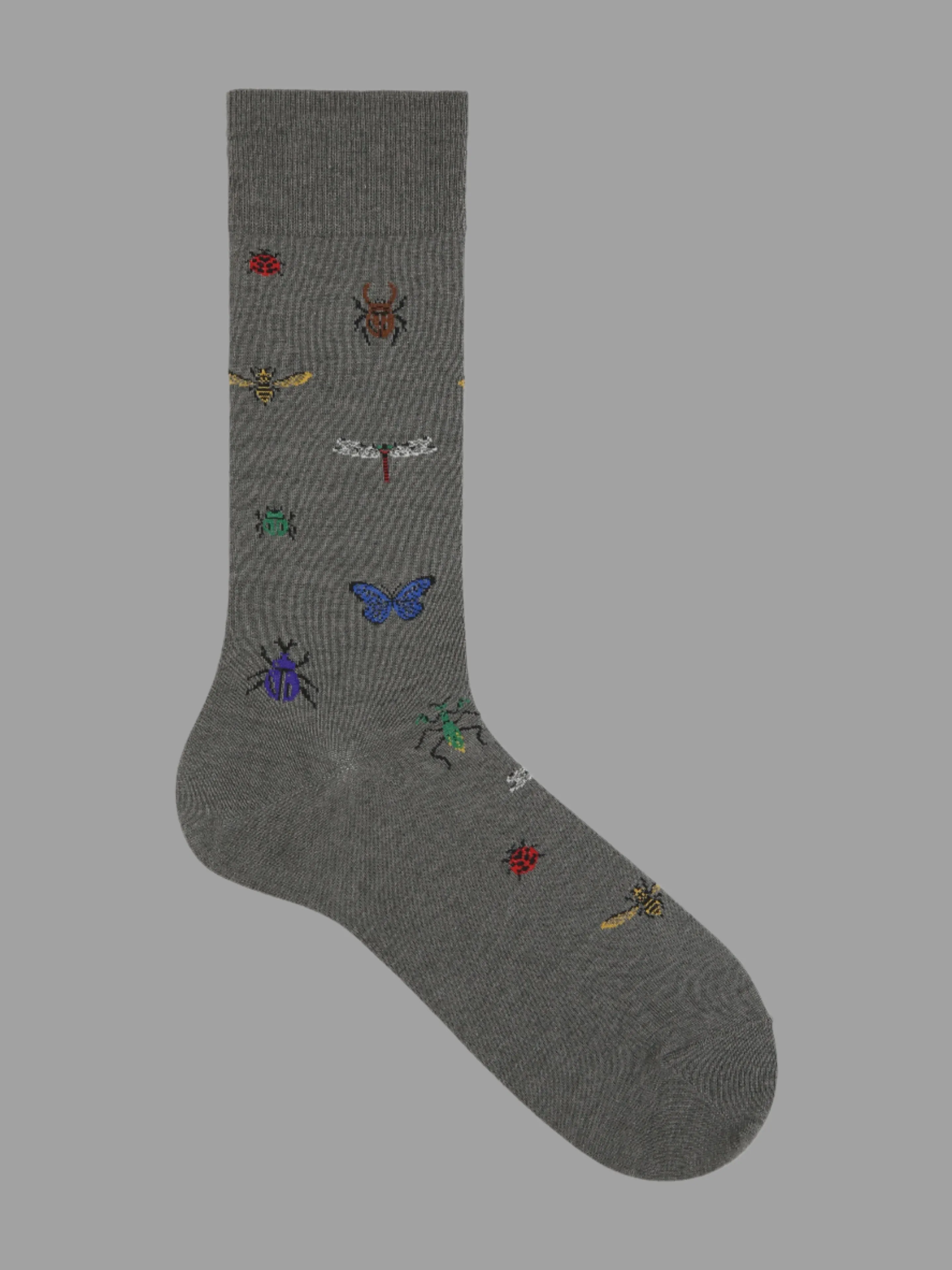 Dragonfly-Pattern Crew Socks sold by Plus Zero Concept Store product image thumbnail 2