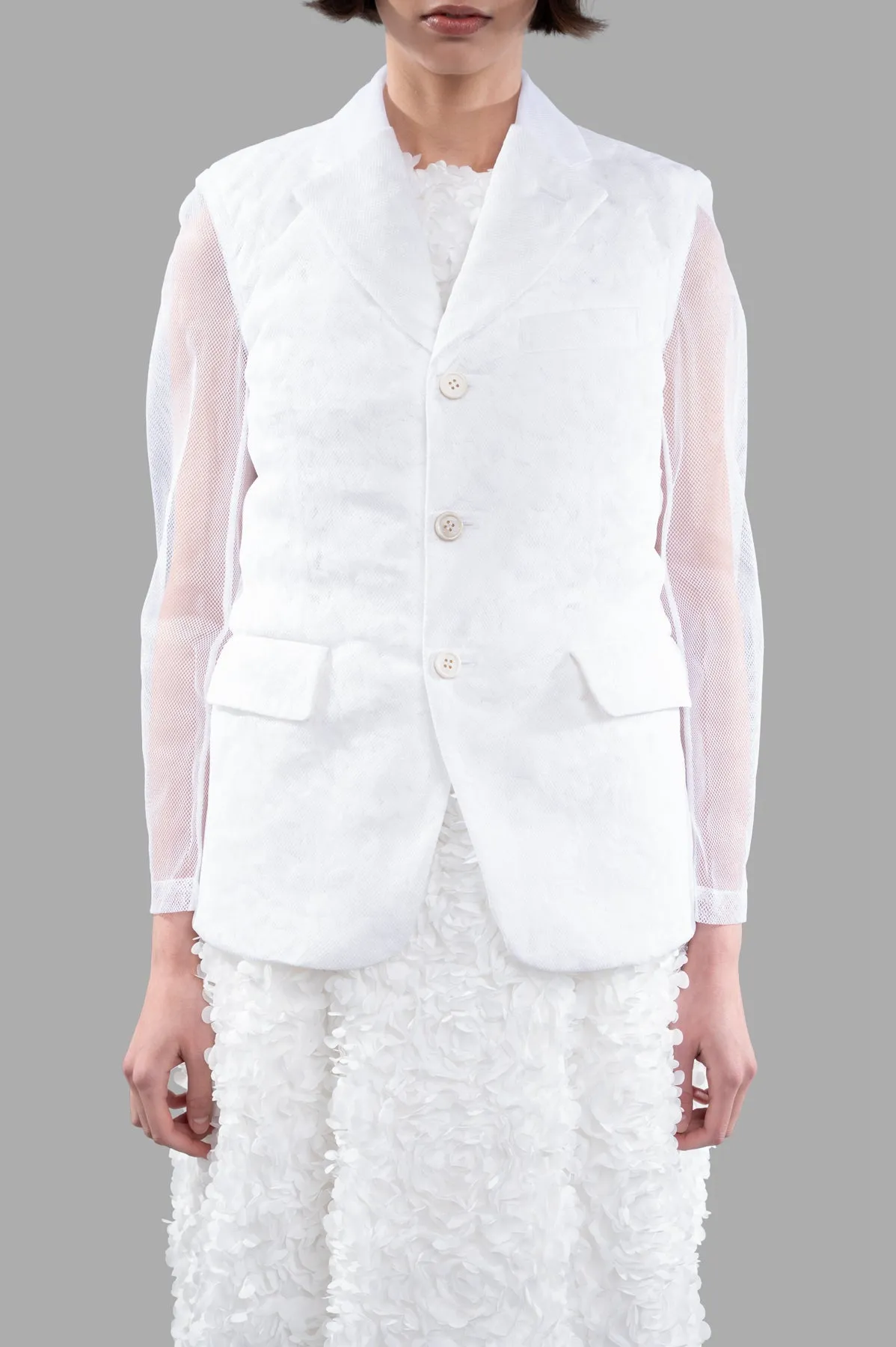 Flower-embroidery Jacket sold by Plus Zero Concept Store product image thumbnail 2