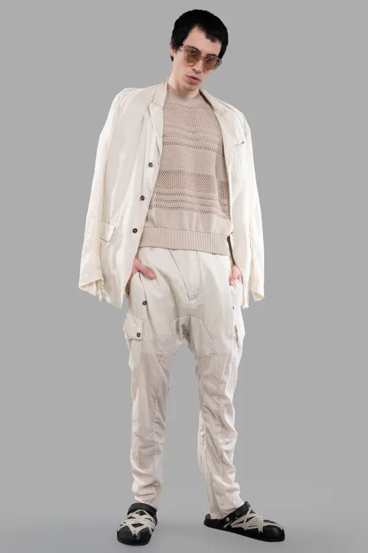 Perforated-mesh T-shirt sold by Plus Zero Concept Store