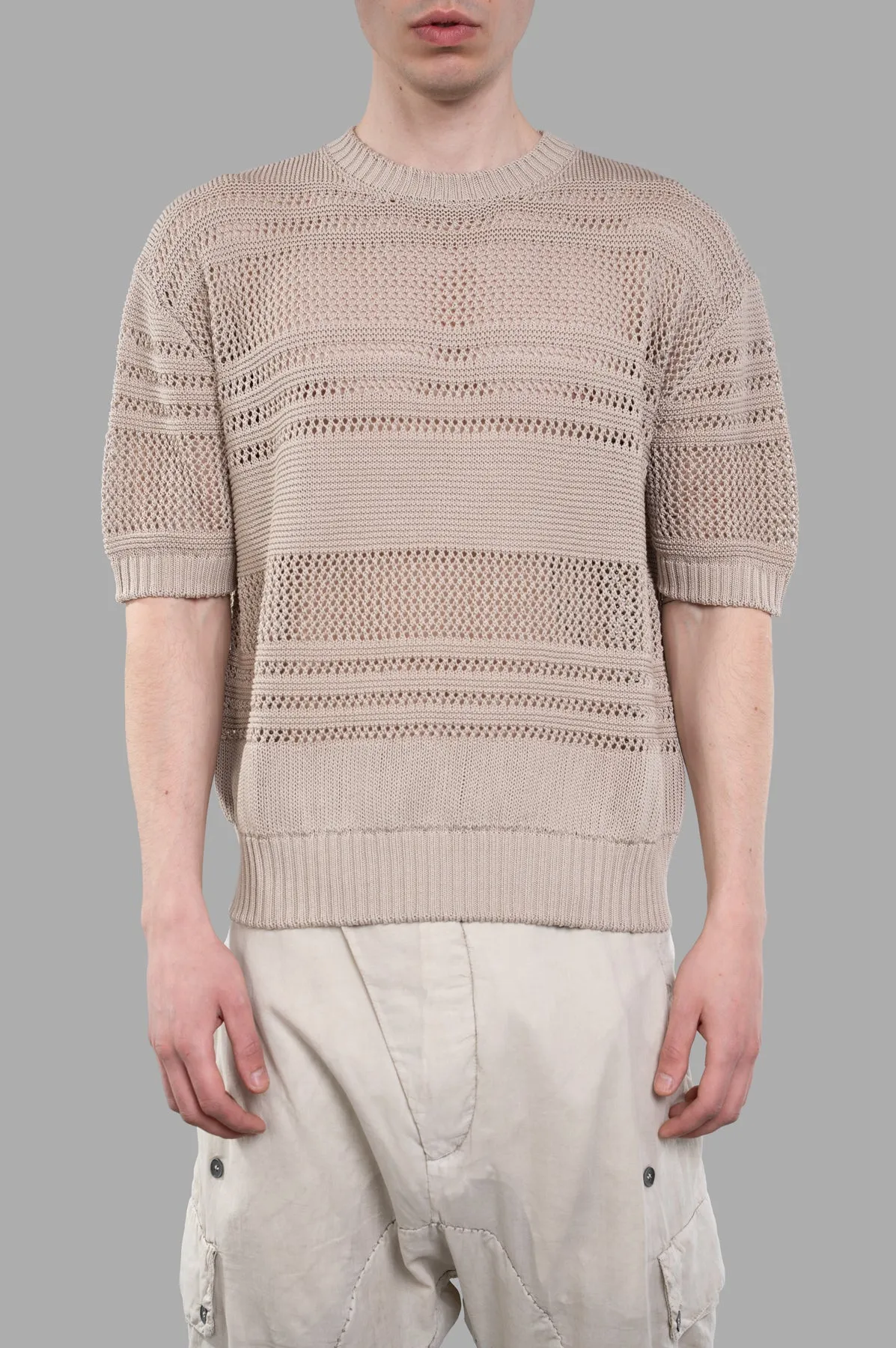 Perforated-mesh T-shirt sold by Plus Zero Concept Store product image thumbnail 2