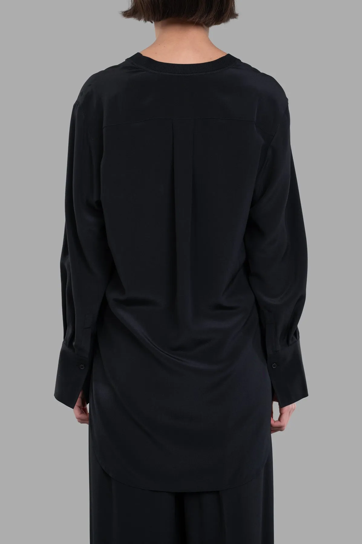 V-neck Silk Blouse sold by Plus Zero Concept Store product image thumbnail 3