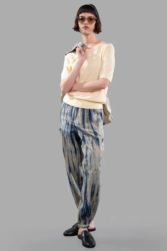 Tie-dye Silk Trousers sold by Plus Zero Concept Store