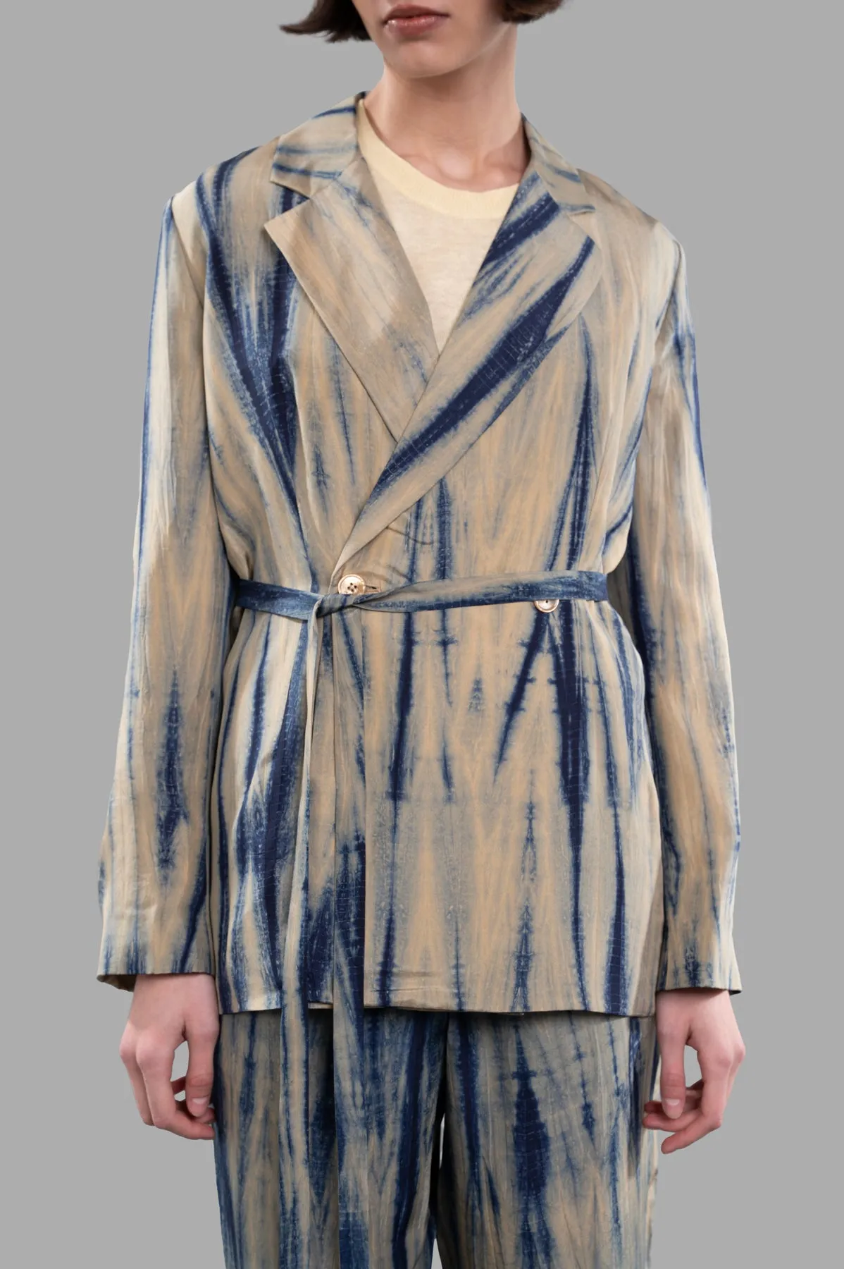 Tie-dye Silk Jacket sold by Plus Zero Concept Store product image thumbnail 2