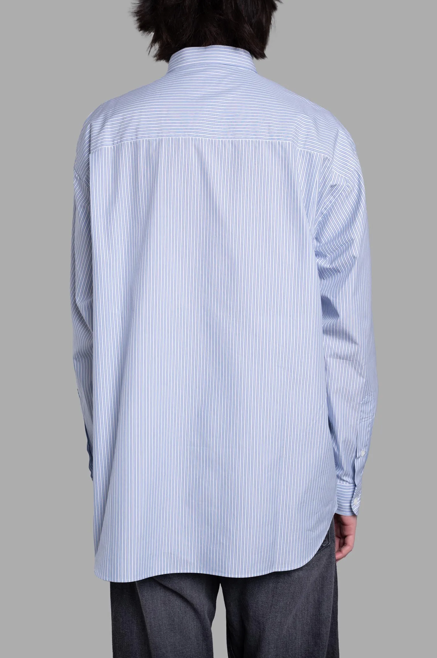 Striped Poplin Shirt sold by Plus Zero Concept Store product image thumbnail 3