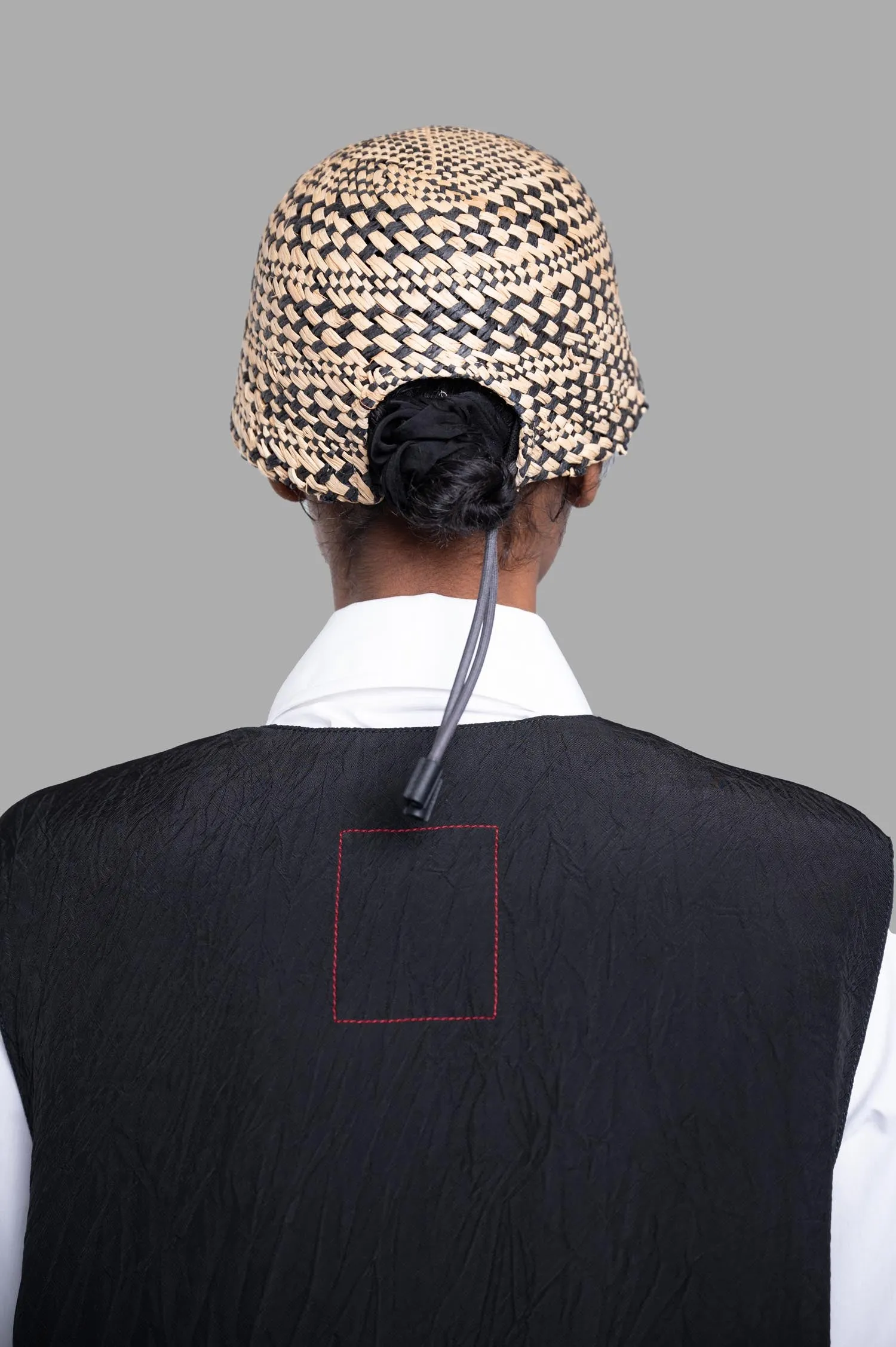 Color-block Straw Hat sold by Plus Zero Concept Store product image thumbnail 3