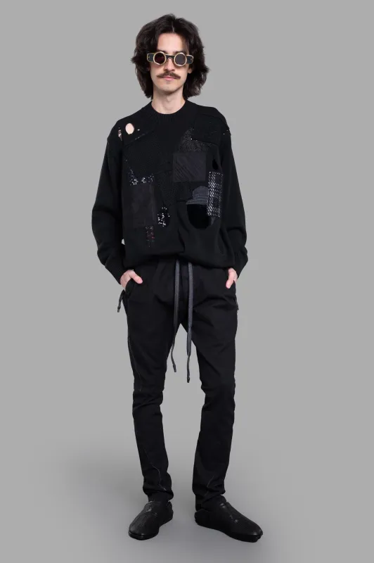 Patchwork Sweater sold by Plus Zero Concept Store