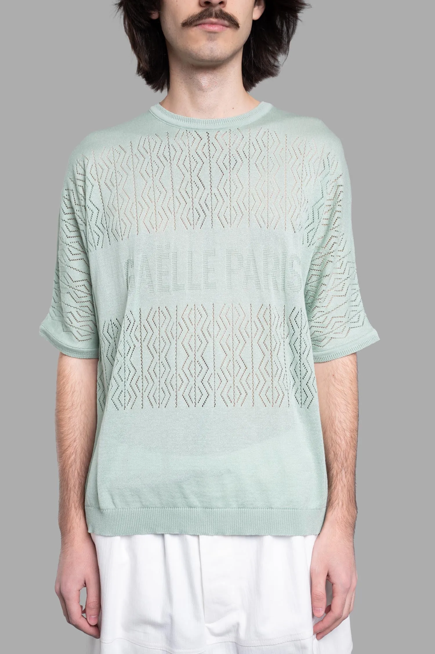 Knit Logo T-shirt sold by Plus Zero Concept Store product image thumbnail 2