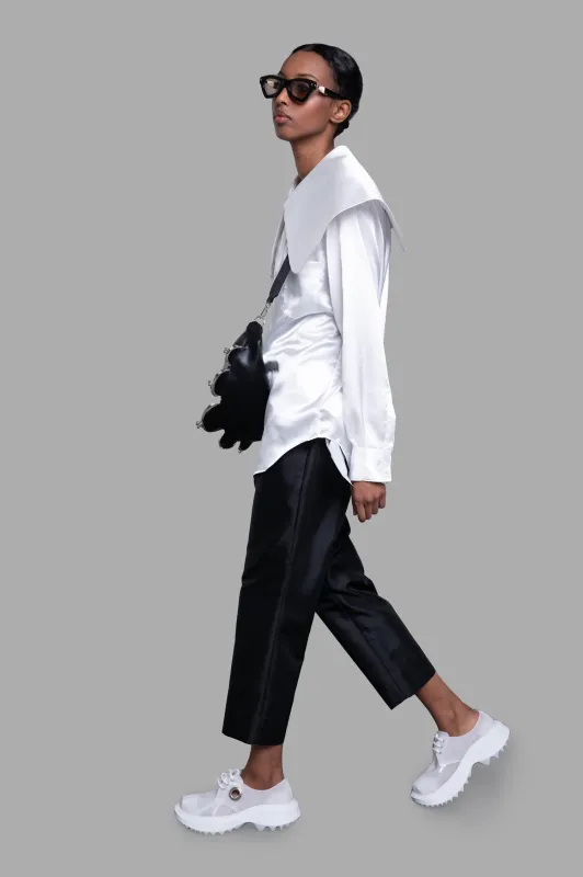 Oversized-collar Shirt sold by Plus Zero Concept Store