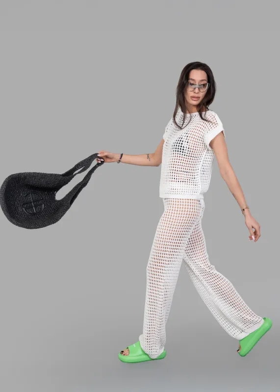 Beach Cover-Up Top in White sold by Plus Zero Concept Store