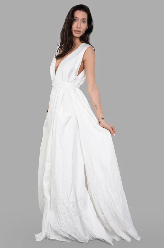 Crinkled Dress sold by Plus Zero Concept Store