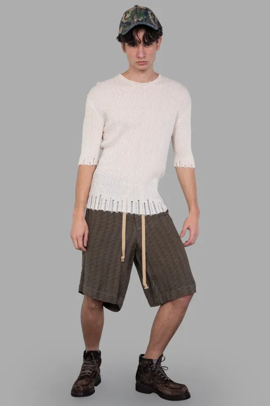 Herringbone Shorts sold by Plus Zero Concept Store