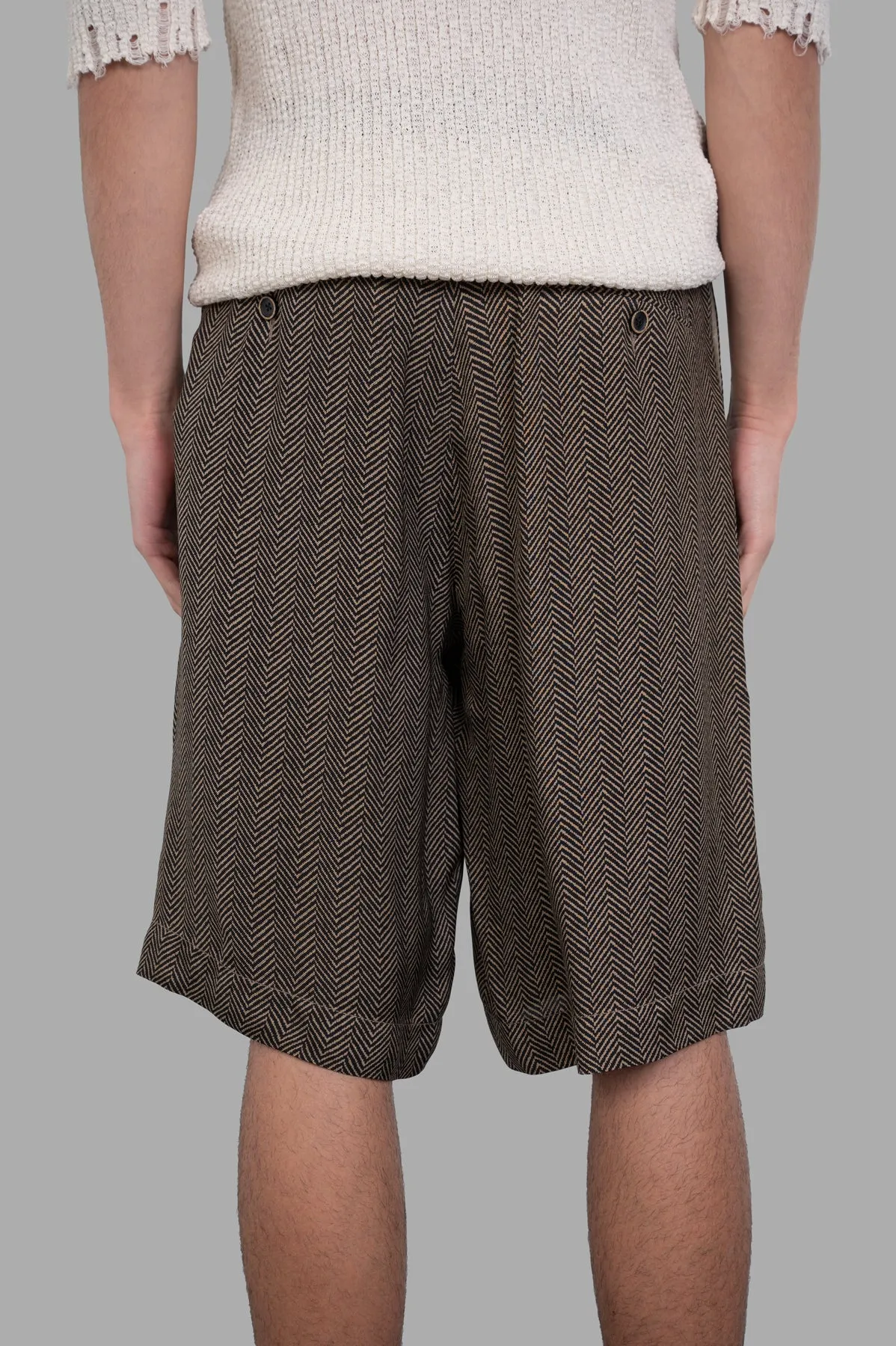 Herringbone Shorts sold by Plus Zero Concept Store product image thumbnail 3