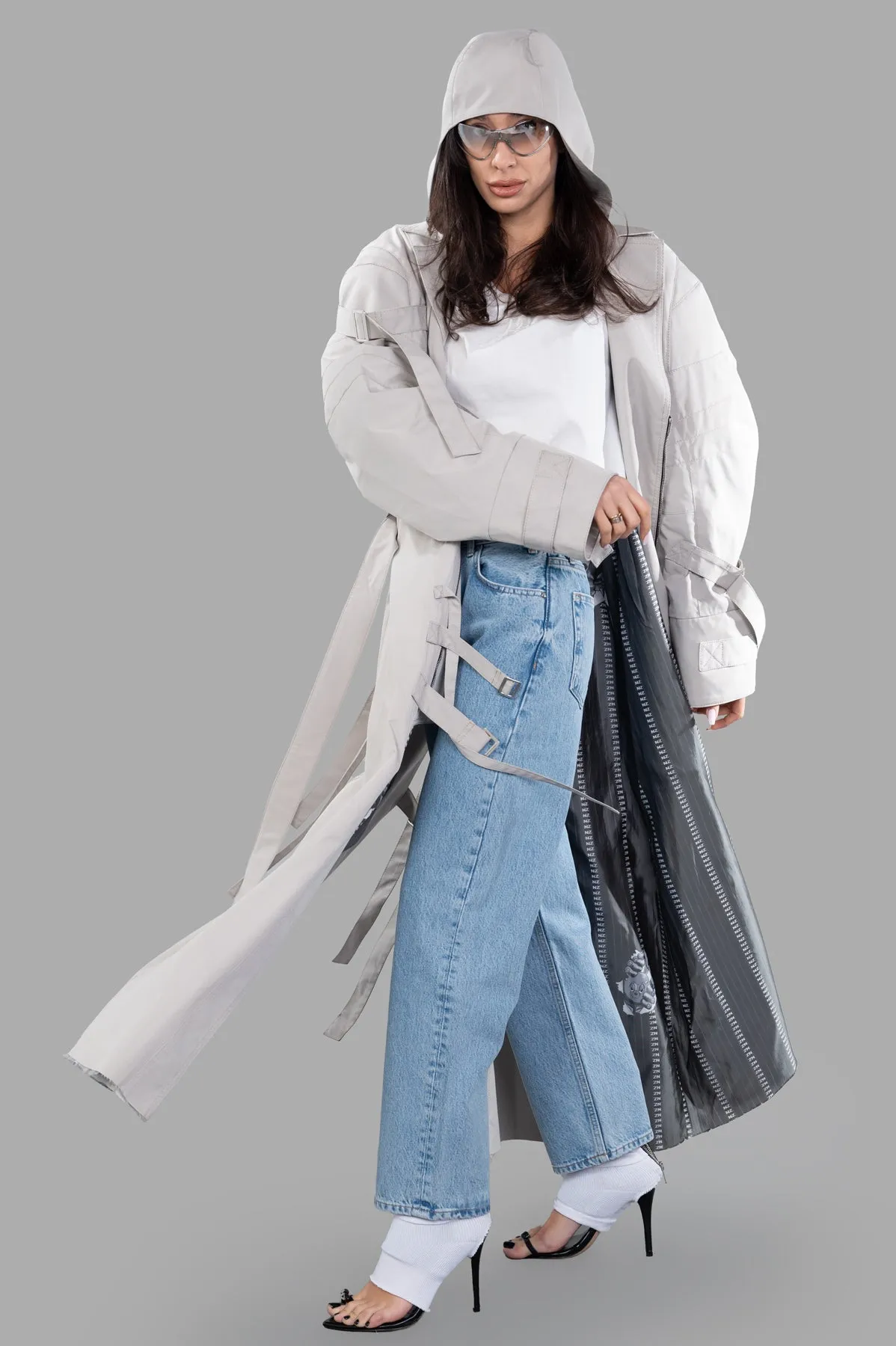 Strapped Trench sold by Plus Zero Concept Store