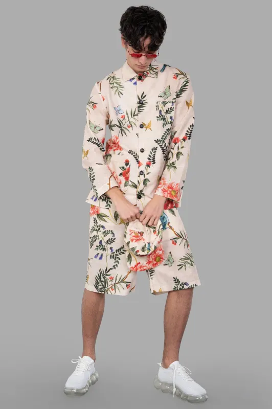 Floral-pattern Shorts sold by Plus Zero Concept Store