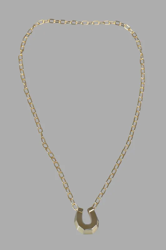 Horseshoe Necklace made by Natasha Zinko