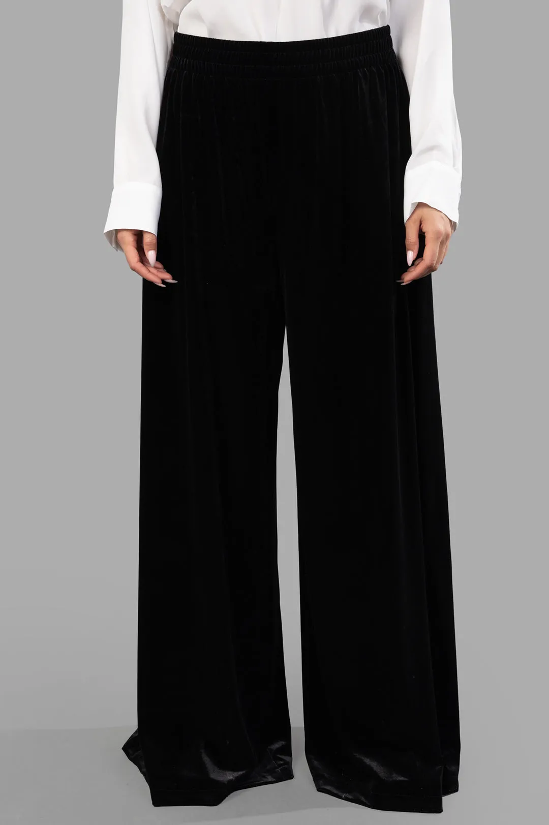 Wide-leg Velvet Pants sold by Plus Zero Concept Store product image thumbnail 2