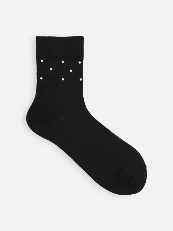 Jewel-adorned Socks sold by Plus Zero Concept Store