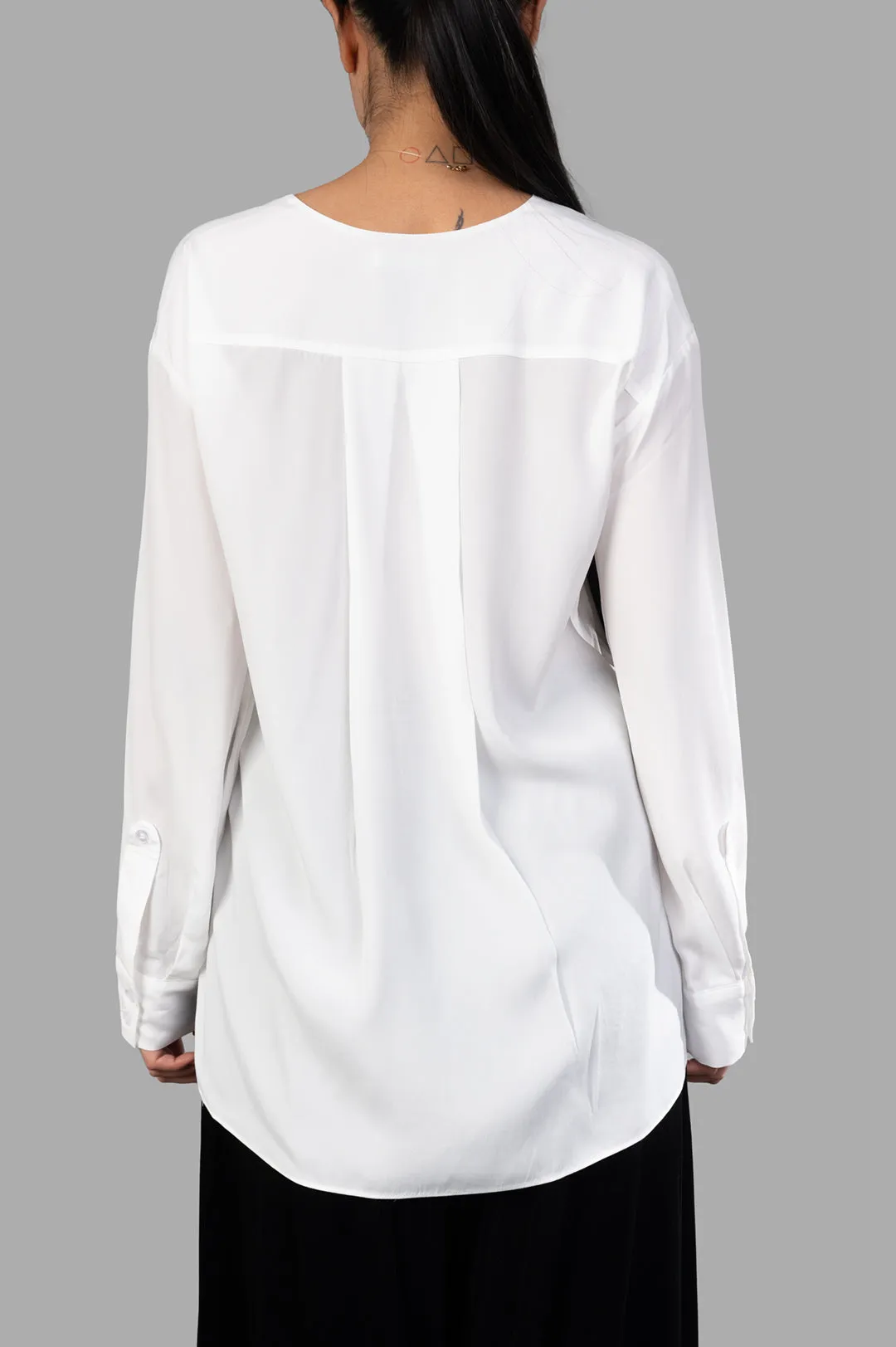 Fayette Silk-blend Shirt sold by Plus Zero Concept Store product image thumbnail 3