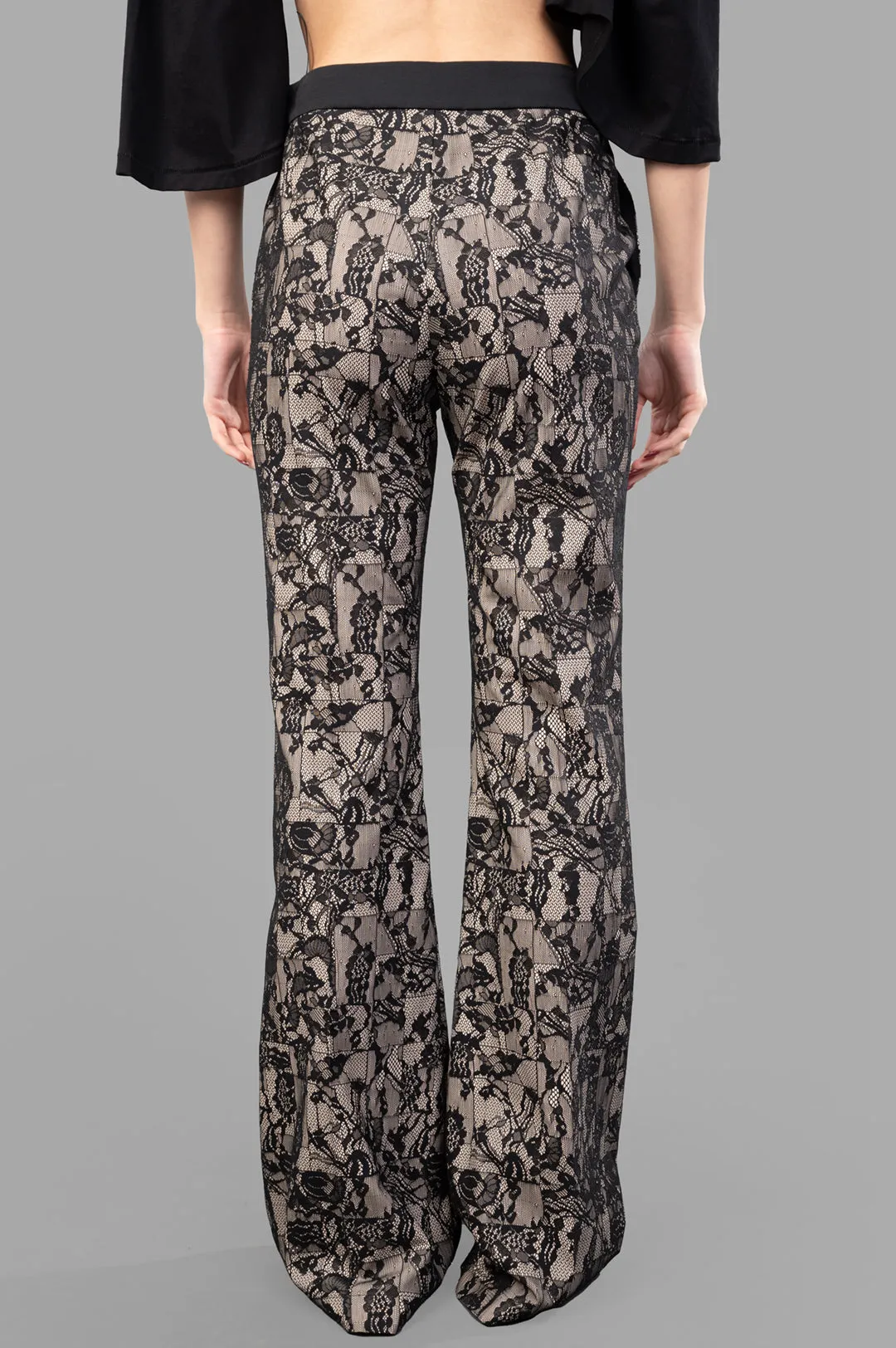 Patchwork Lace Trousers sold by Plus Zero Concept Store product image thumbnail 3