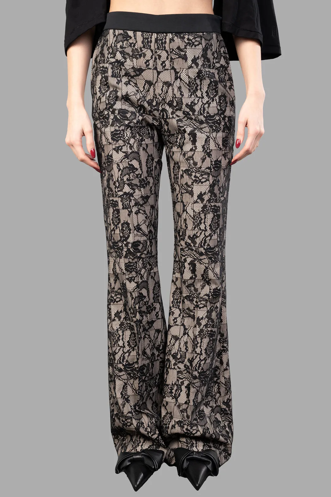 Patchwork Lace Trousers sold by Plus Zero Concept Store product image thumbnail 2