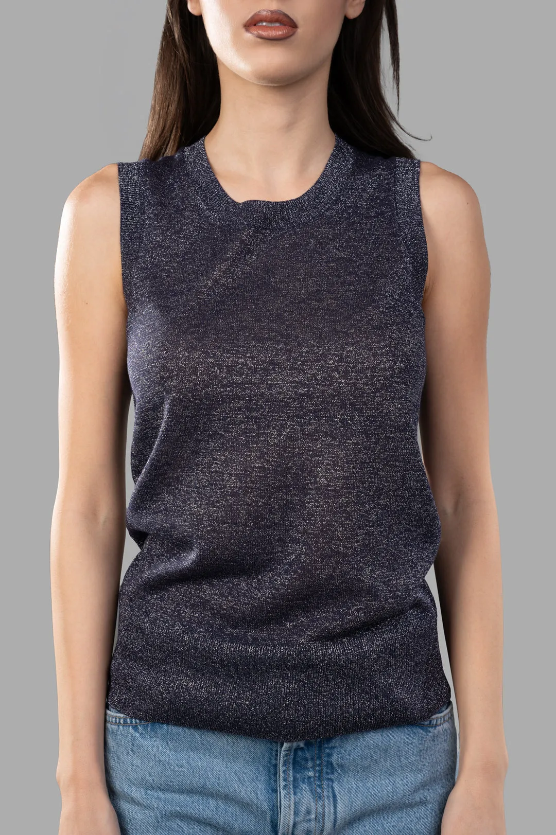 Lurex Knit Tank Top sold by Plus Zero Concept Store product image thumbnail 2