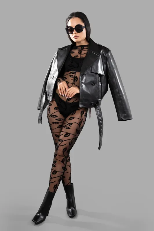 Long-sleeved Lace Catsuit sold by Plus Zero Concept Store