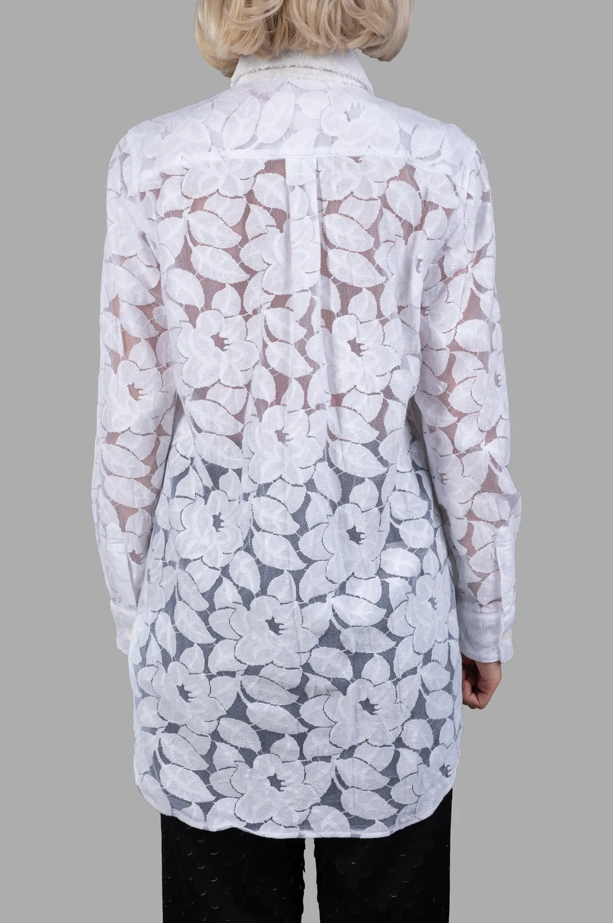 Floral Tulle Shirt sold by Plus Zero Concept Store product image thumbnail 3