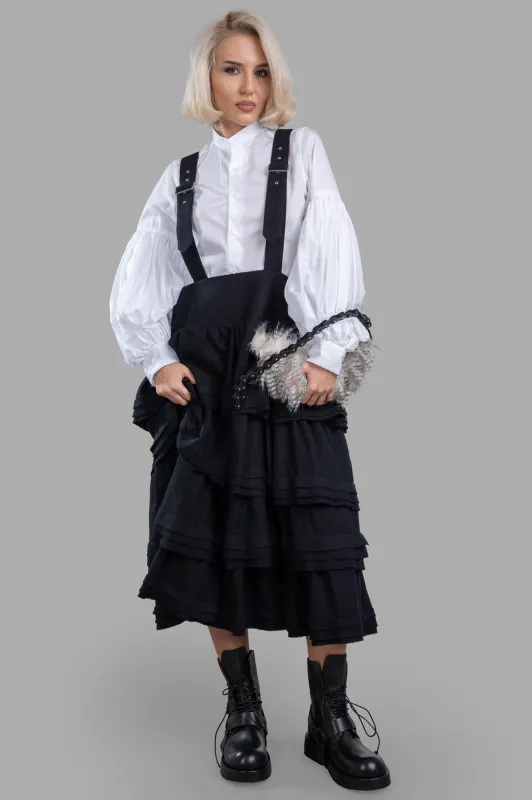 Wool Suspender Dress sold by Plus Zero Concept Store