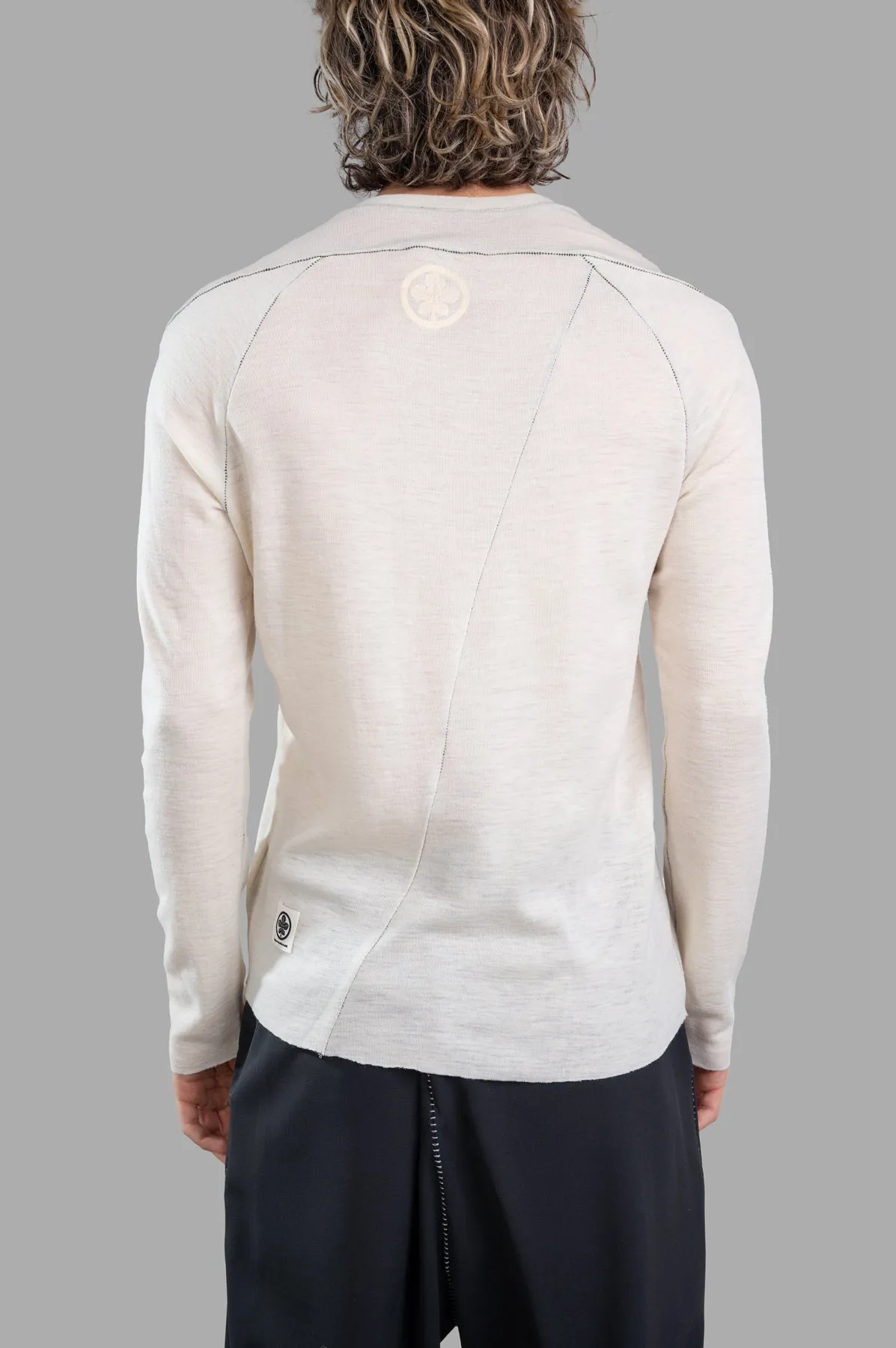 Contrast-stitch Sweater sold by Plus Zero Concept Store product image thumbnail 3