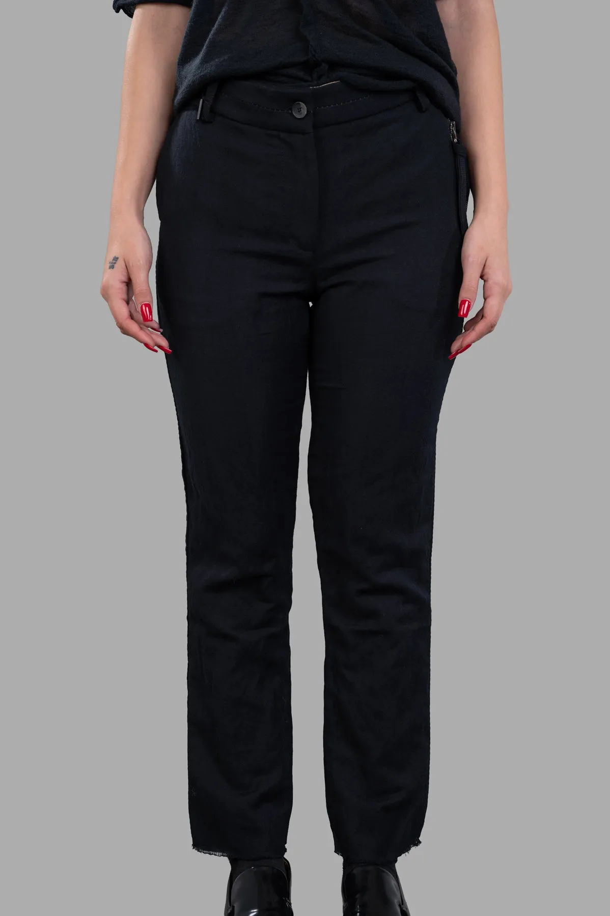 Slim-cut Trousers sold by Plus Zero Concept Store product image thumbnail 2