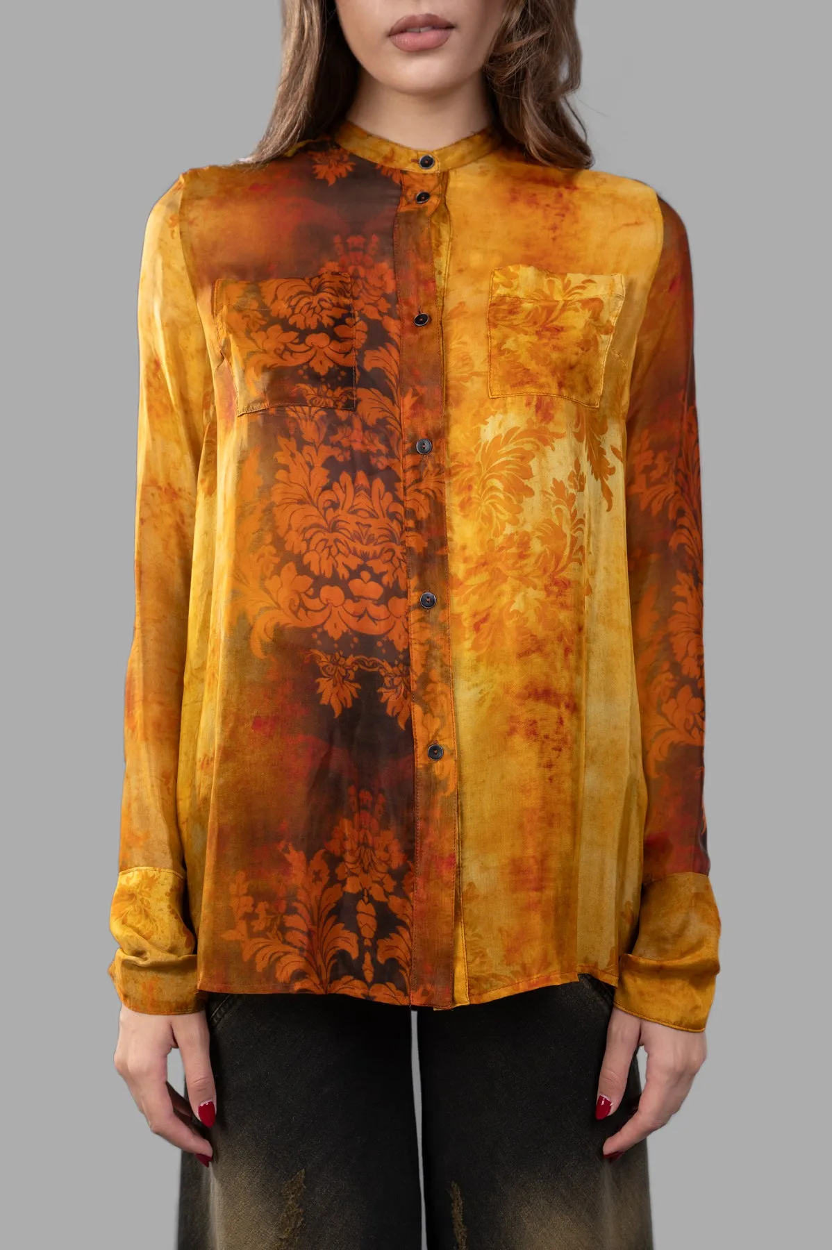 Silk Printed Shirt sold by Plus Zero Concept Store product image thumbnail 2