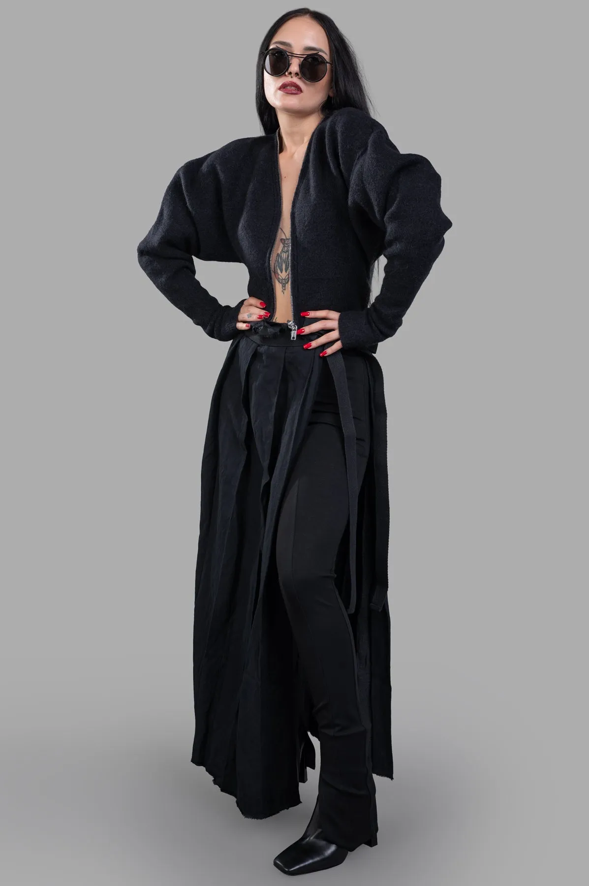 Pleated Maxi Skirt sold by Plus Zero Concept Store