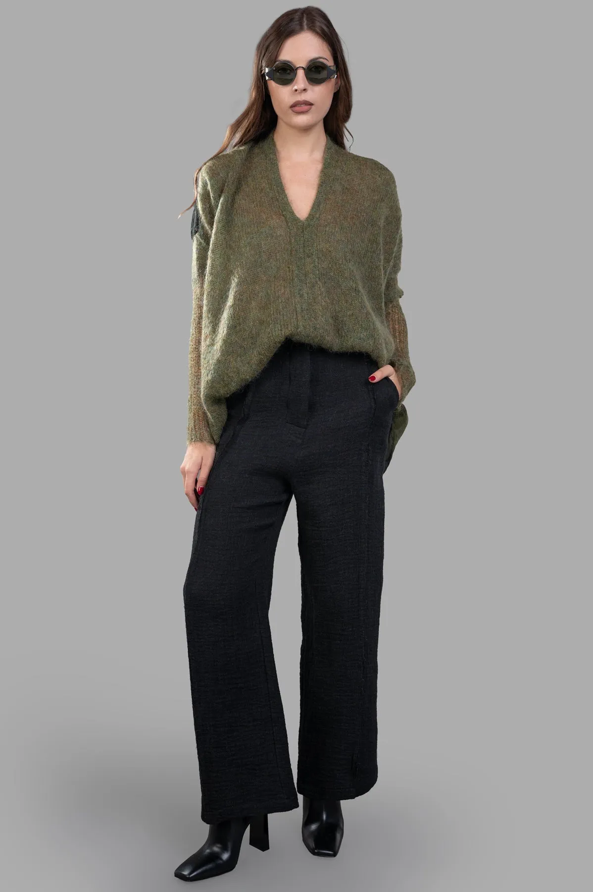 Front-pleat Pants sold by Plus Zero Concept Store