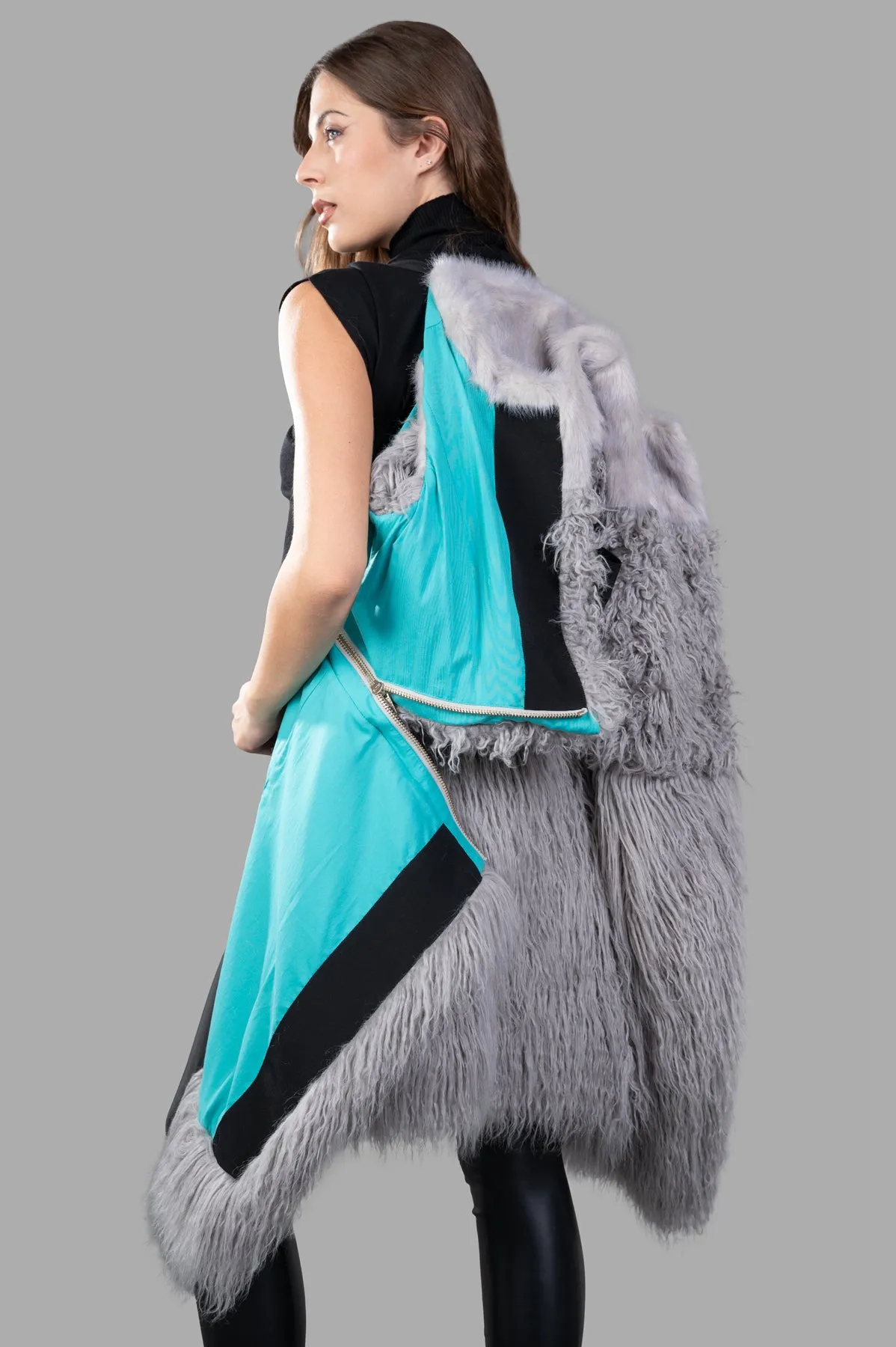 Faux-fur Vest sold by Plus Zero Concept Store product image thumbnail 4
