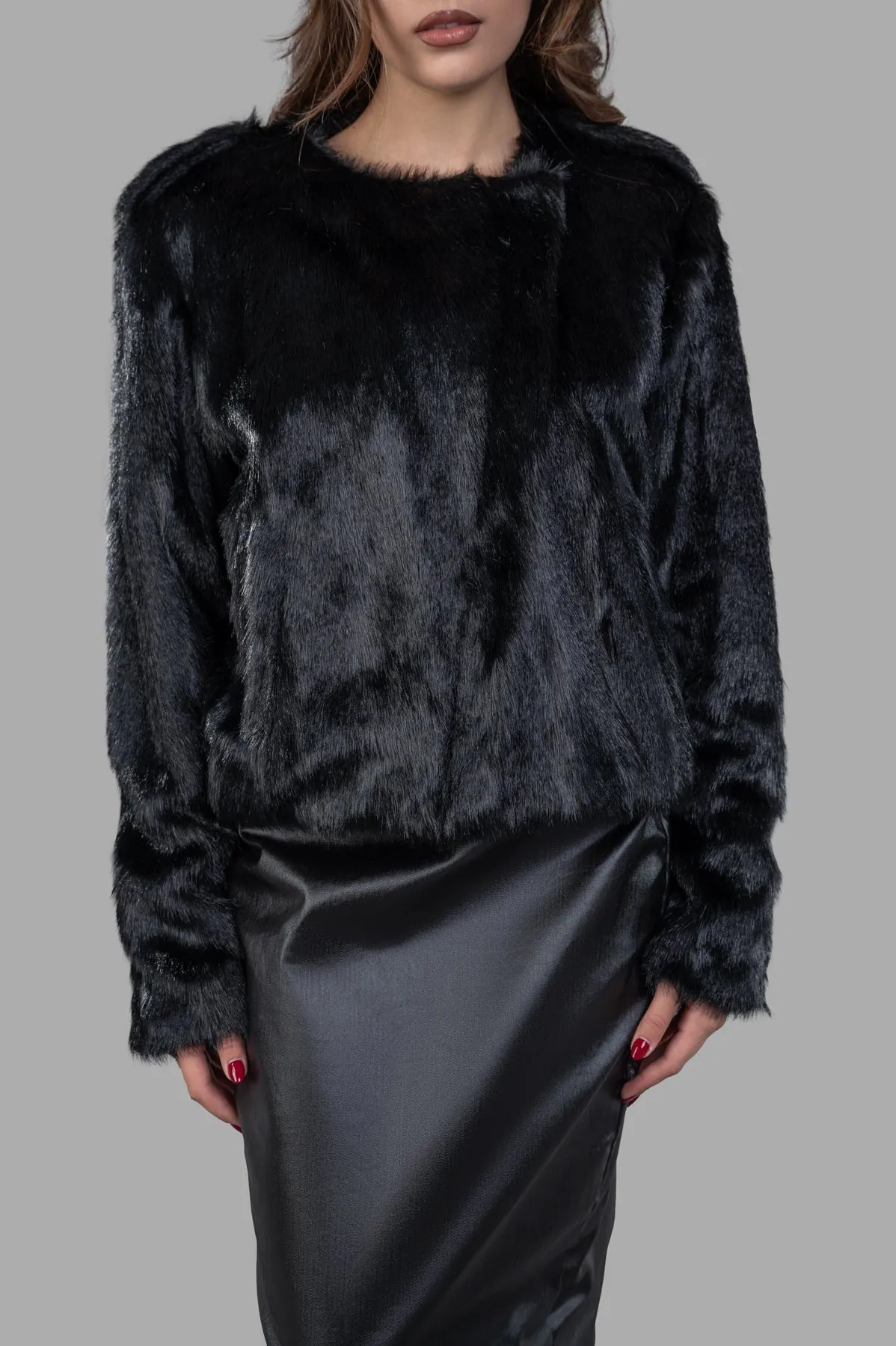 Faux-fur Jacket sold by Plus Zero Concept Store product image thumbnail 2