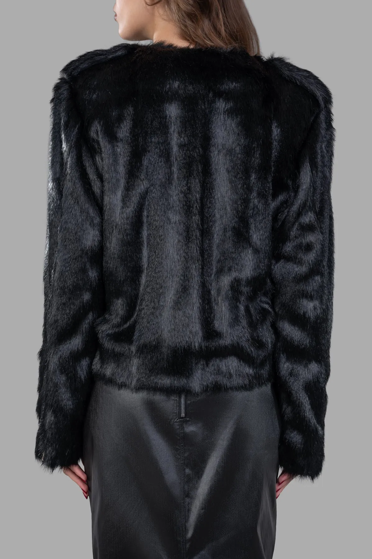 Faux-fur Jacket sold by Plus Zero Concept Store product image thumbnail 3