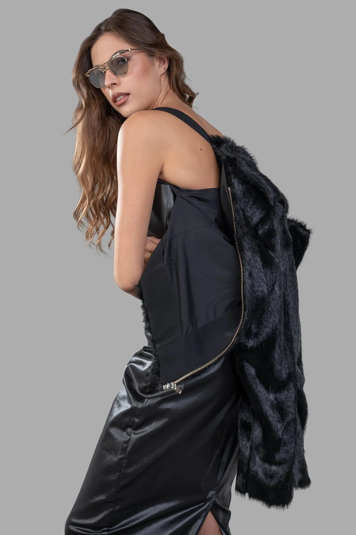 Faux-fur Jacket sold by Plus Zero Concept Store product image thumbnail 4