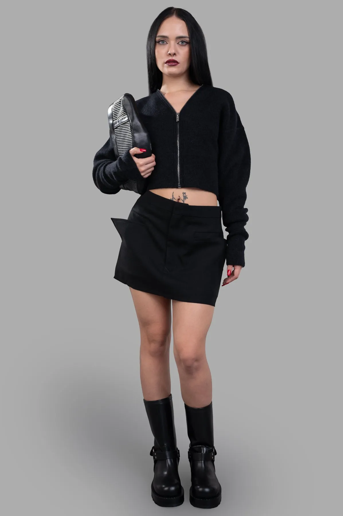 Cut-off Mini Skirt sold by Plus Zero Concept Store