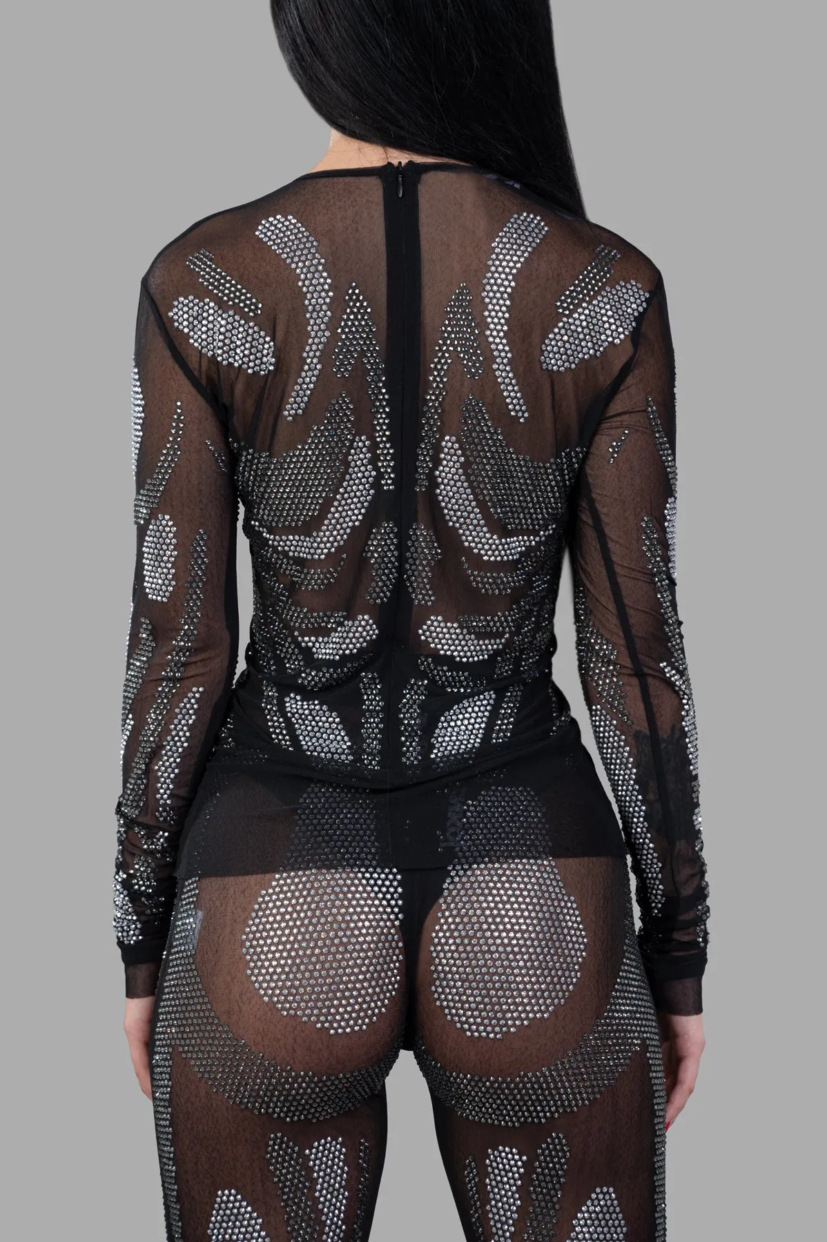 Rhinestones Embellished Top sold by Plus Zero Concept Store product image thumbnail 3