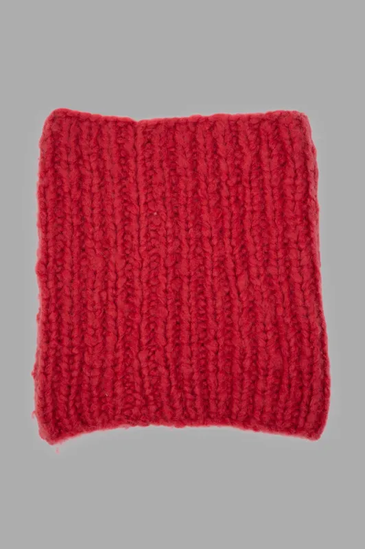 Cable-Knit Tube Scarf sold by Plus Zero Concept Store