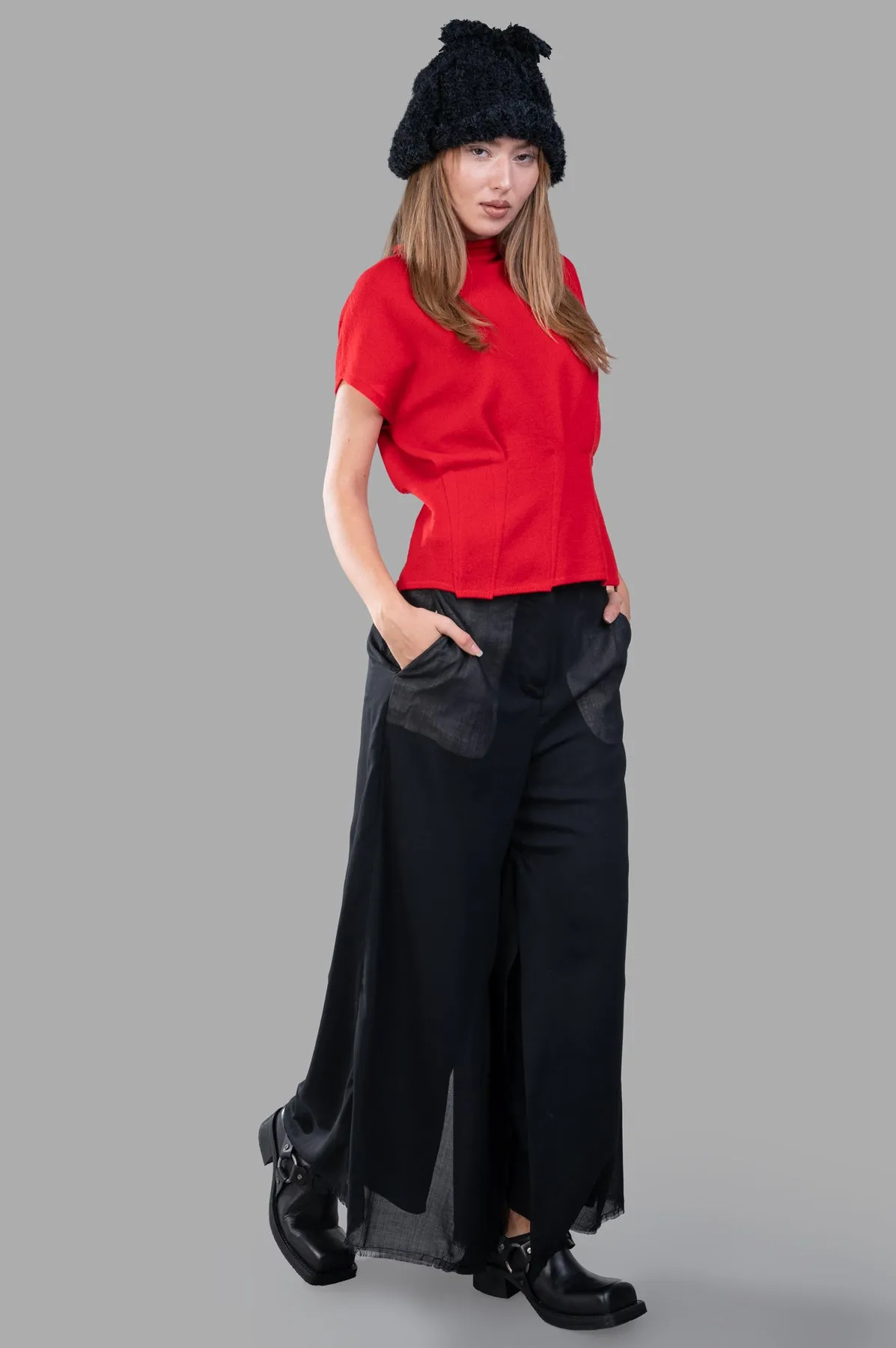 Fitted Sweater Vest sold by Plus Zero Concept Store