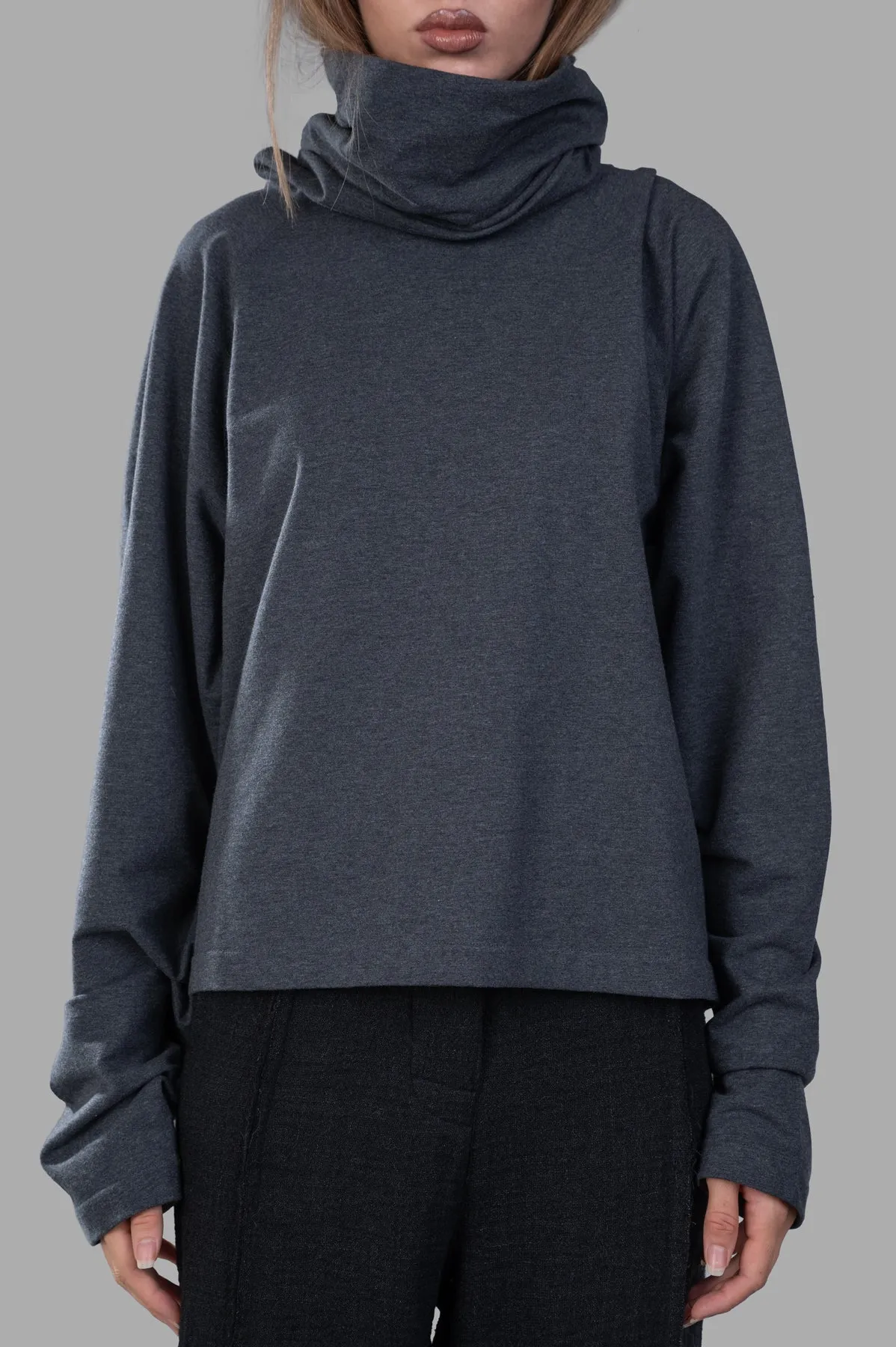 Raglan-Sleeve Turtleneck Top sold by Plus Zero Concept Store product image thumbnail 2
