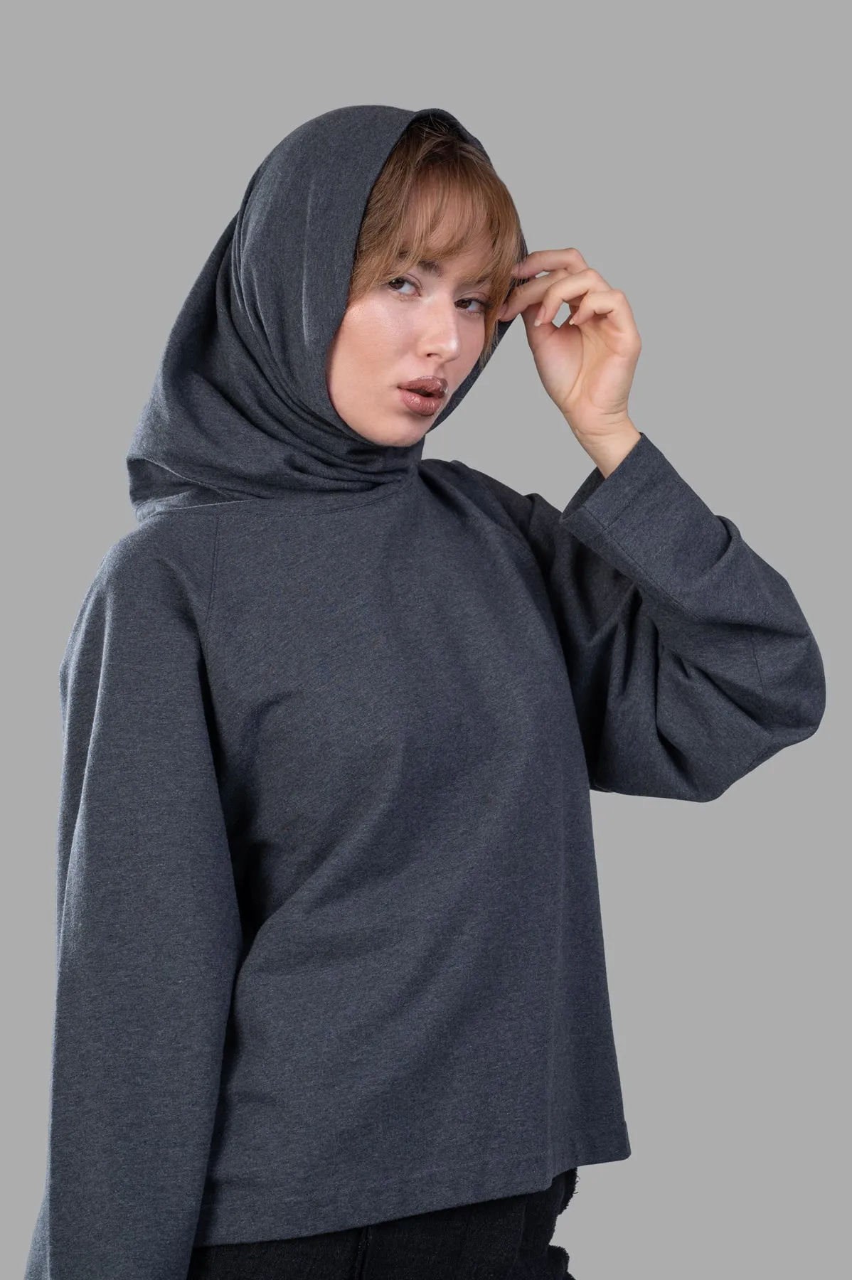 Raglan-Sleeve Turtleneck Top sold by Plus Zero Concept Store product image thumbnail 4
